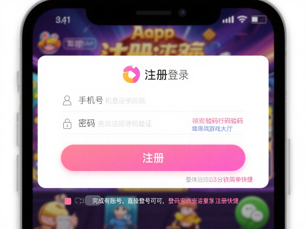 下载完成后，打开app，你需要进行注册和登录。点击