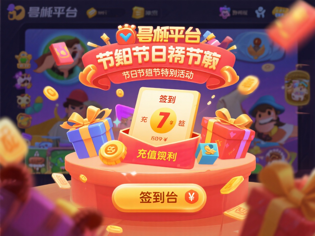 此外，平台还会根据节假日推出特别活动，如签到送礼、